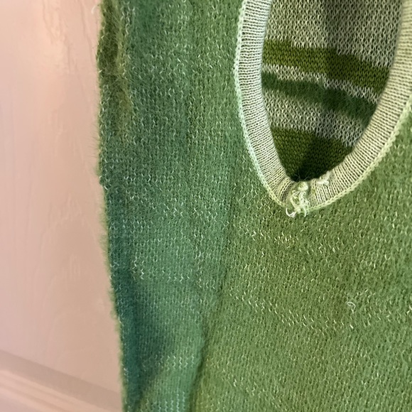 WPYYI Print Dress, Women's Green Summer Hollow Sleeveless Beach Midi Dress - Picture 6 of 8